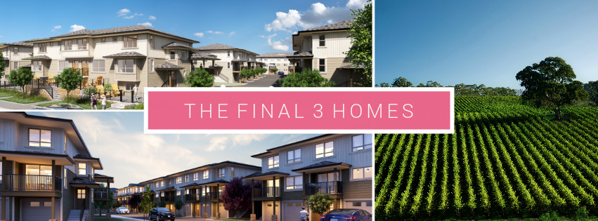 The Final 3 Homes Kelowna Townhomes for Sale Real Estate MLS listing New Development Okanagan